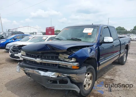 2002 Chevrolet Silverado 1500 Lt z USA, uszkodzony, nr VIN 2GCEK19T421189181
